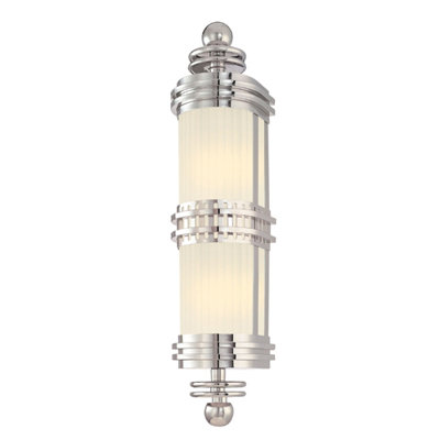 Sonneman Shanghai Wall Sconce in Polished Nickel
