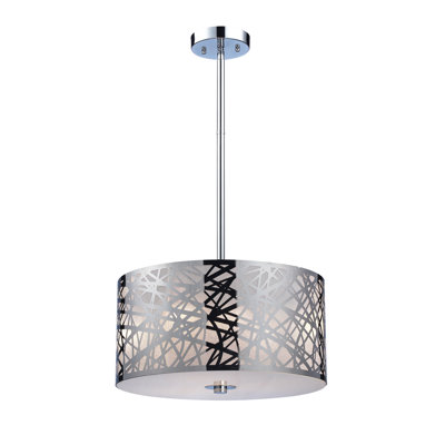 Elk Lighting Tronic 3 Light Drum Pendant