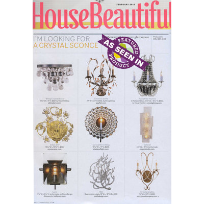 Elk Lighting Circeo  Candle Wall Sconce in Deep Rust