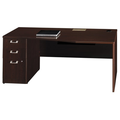 Bush Industries Quantum Series - 72" Left Hand Desk with Pedestal