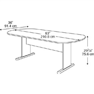 Bush Industries Series A: Racetrack Conference Table