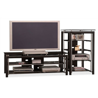 Bush Industries Midnight Mist Entertainment Center