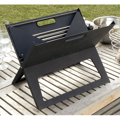 Fire Sense HotSpot Notebook Portable Charcoal Grill