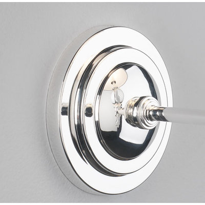 Robert Abbey Muses Calliope Wall Sconce in Lead Crystal