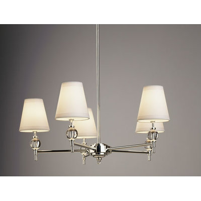 Robert Abbey Muses Thalia 5 Light Chandelier
