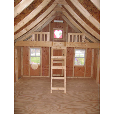 Little Cottage Company Gingerbread Playhouse Kit with No Floor