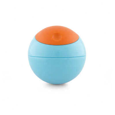 Boon Snack Ball Snack Container in Blue Raspberry / Tangerine