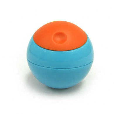 Boon Snack Ball Snack Container in Blue Raspberry / Tangerine