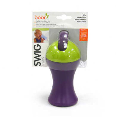 Boon Swig Ergo Sippy Cup Spout Tall in Kiwi / Grape