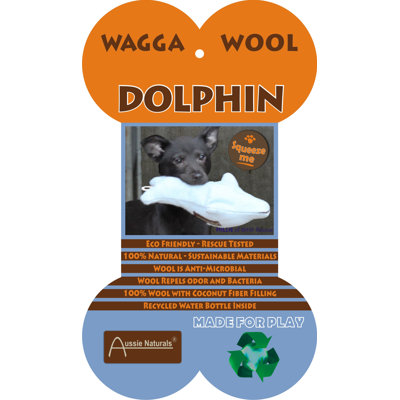 ABO Gear Bottlenose Dolphin Dog Toy