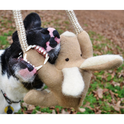 ABO Gear Kangaroo with Rope Dog Toy