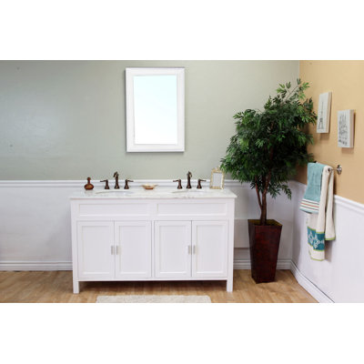 Bellaterra Home Jameson 60" Double Vanity Set