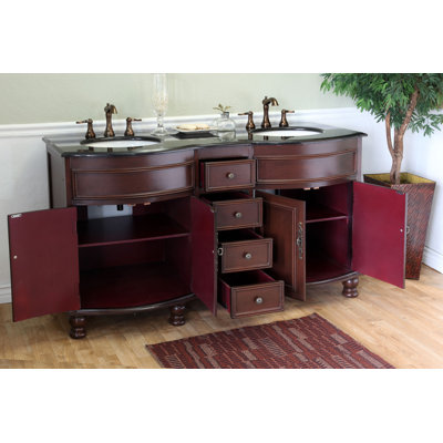Bellaterra Home Barrington 62" Double Vanity Set
