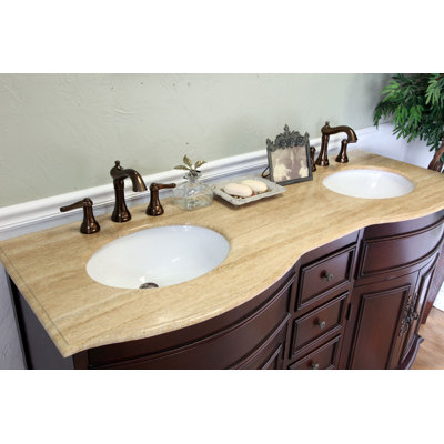 Bellaterra Home Barrington 62" Double Vanity Set
