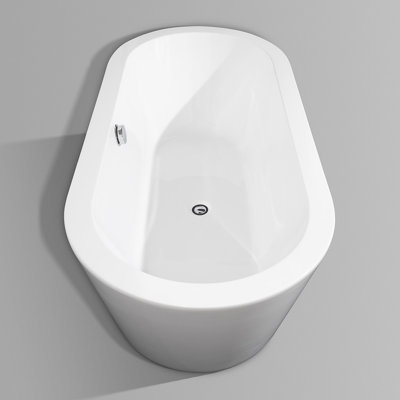 Wyndham Collection Mermaid 67" x 31.25" Soaking Bathtub