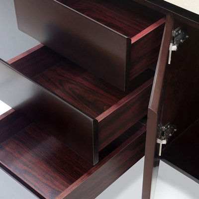 Wyndham Collection Malibu 72" Double Bathroom Vanity Set