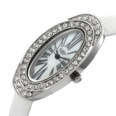 Golden Classic Women's Spring Fling Watch in White