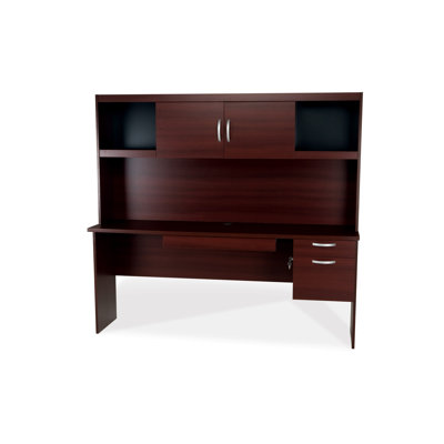 Bestar In Space Credenza with Hutch