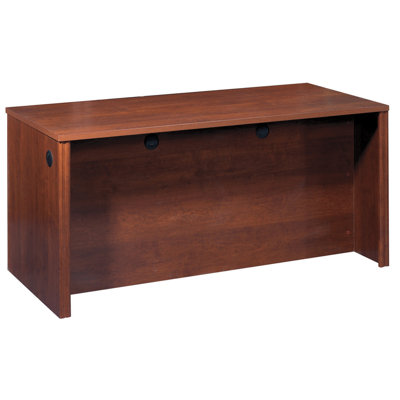Bestar Embassy Laminate Executive Desk with Assembled Pedestal