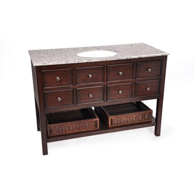 Simpli Home 48" Burnaby Bathroom Vanity