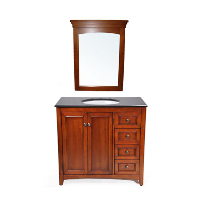 Simpli Home 36" Yorkville Bathroom Vanity