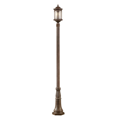 Z-Lite Hampton Outdoor Post Light with Glass Shade