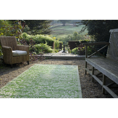 Fab Rugs World Murano Lime Green/Cream Rug