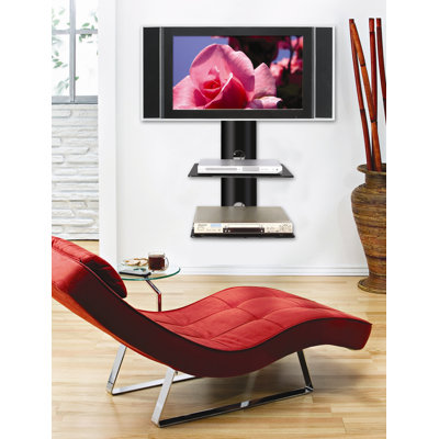 Ready Set Mount Monte Carlo Dual Wall-Mount Shelf System in Hi-Gloss Black