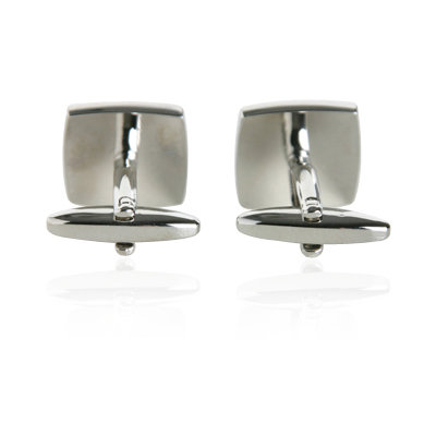 Cuff-Daddy Fleur Di Lis Cufflinks in Blue / White