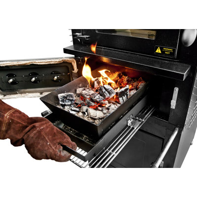 EcoQue Wood-fired Pizza Oven Smoker with Optional Cover
