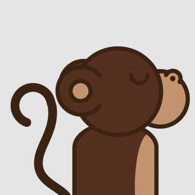 ModTots Animals Monkey Print
