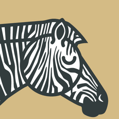 ModTots Animals Zebra Print