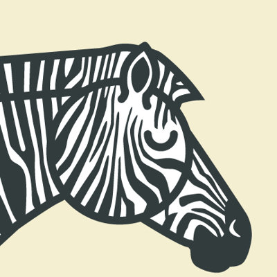 ModTots Animals Zebra Print