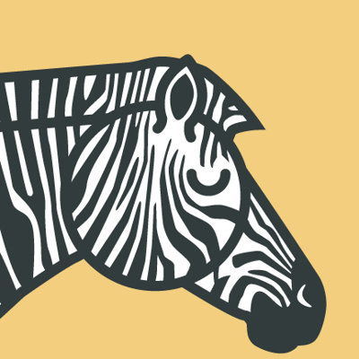 ModTots Animals Zebra Print