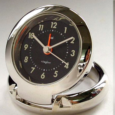 Bai Design Diecast Travel Alarm Clock