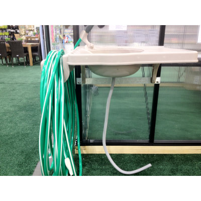 Riverstone Industries Monticello 8 x 8 ft. Premium Polycarbonate Commercial Greenhouse
