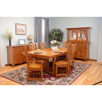 GS Furniture Arts and Crafts Bungalow China Cabinet