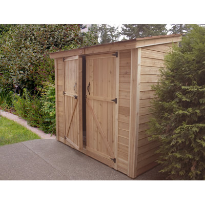 Outdoor Living Today SpaceSaver Wood Lean-To Shed