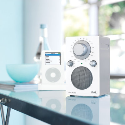 Tivoli Audio LLC iPAL in High Gloss White / Silver