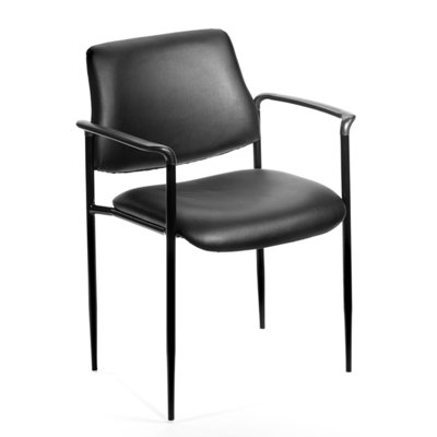 Boss Office Products Stackable Chair with Tapered Legs