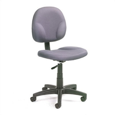 Boss Office Products Mid-Back Ergonomic Task Chair without Arms