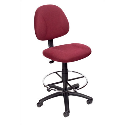 Boss Office Products Height Adjustable Drafting Stool with Footring