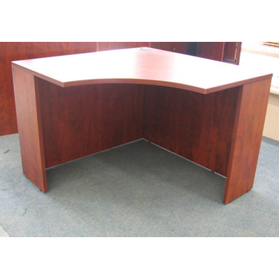 Boss Office Products Corner Table with Hutch