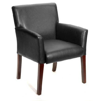 Boss Office Products Caressoft Guest Box Arm Chair