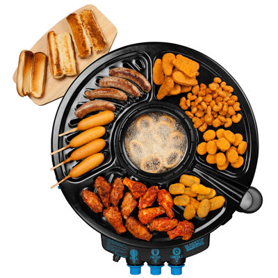 BLACKTOP360 Party Hub Grill Fryer