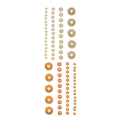 Alvin and Co. Colorstories Selfadhesive Pearls (Set of 88)