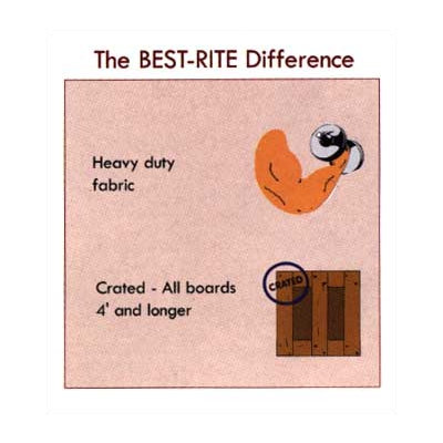 Best-Rite&reg; Fabric Covered Cork-Plate Tackboards