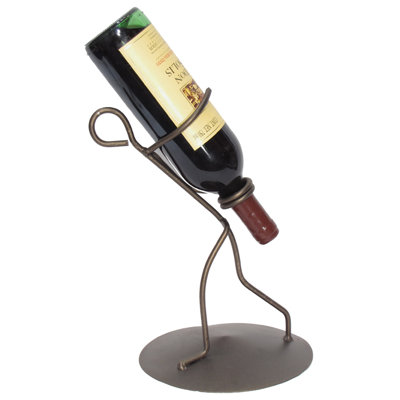 Metrotex Designs Iron Borracho Wine Rack (Back)