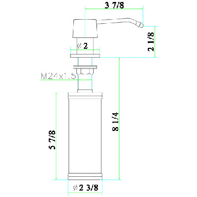 Alfi Brand Modern Soap Dispenser