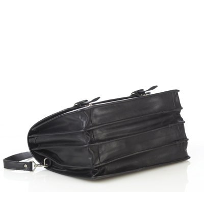 Aston Leather Quad Compartment Briefcase